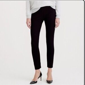 J. Crew Minnie pants in Black Cotton Twill Sz 4 like new condition!